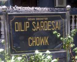 A crossing in Mumbai is named after him as 